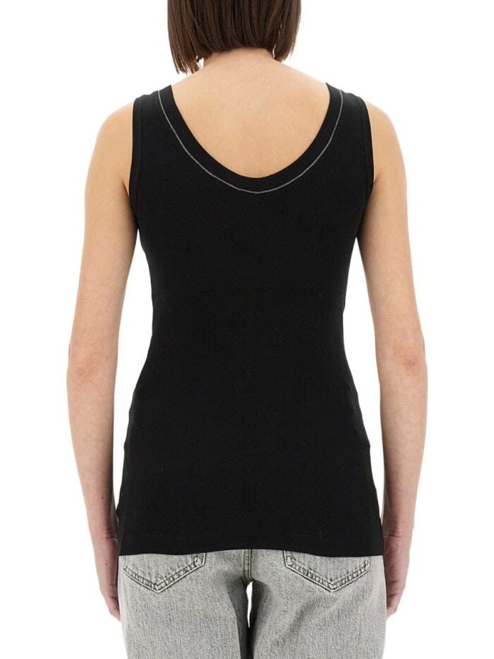 brunello cucinelli cotton tank top Brunello Cucinelli COTTON TANK TOP