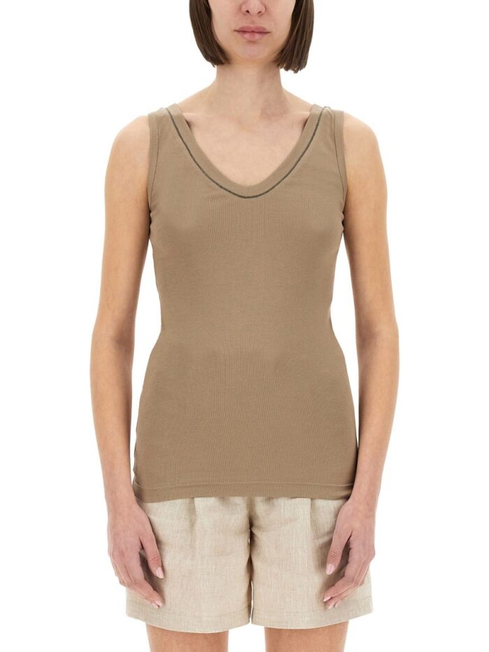 Brunello Cucinelli COTTON TANK TOP