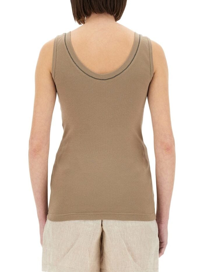 Brunello Cucinelli COTTON TANK TOP