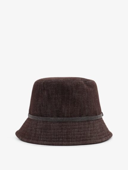 Brunello Cucinelli Cotton Twill Bucket Hat