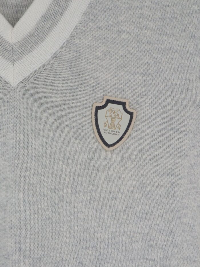 Brunello Cucinelli Cotton Vest With Front Logo Patch