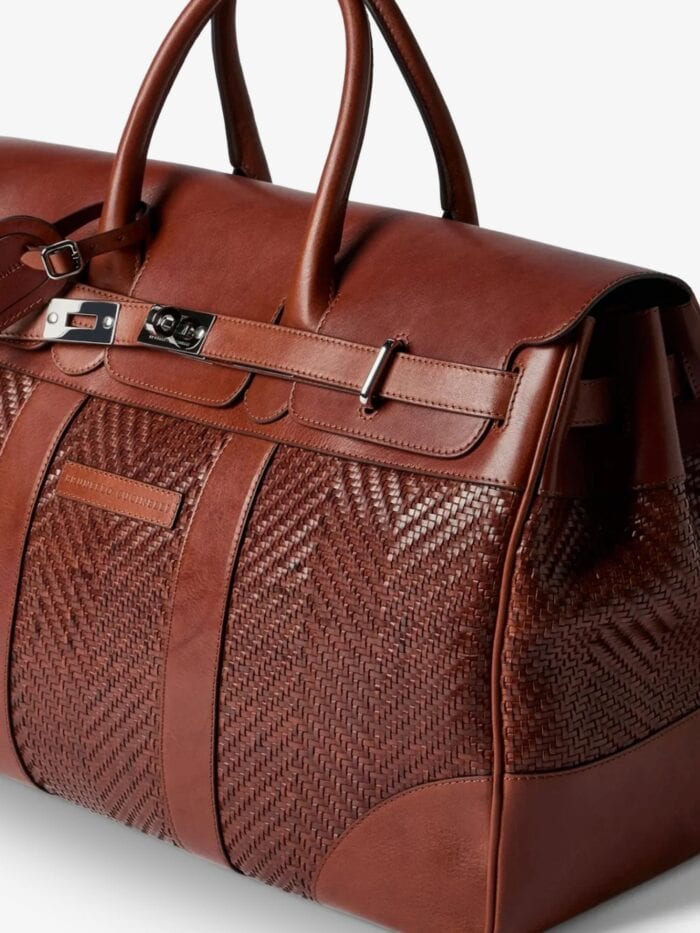 Brunello Cucinelli Country Leather Handbag