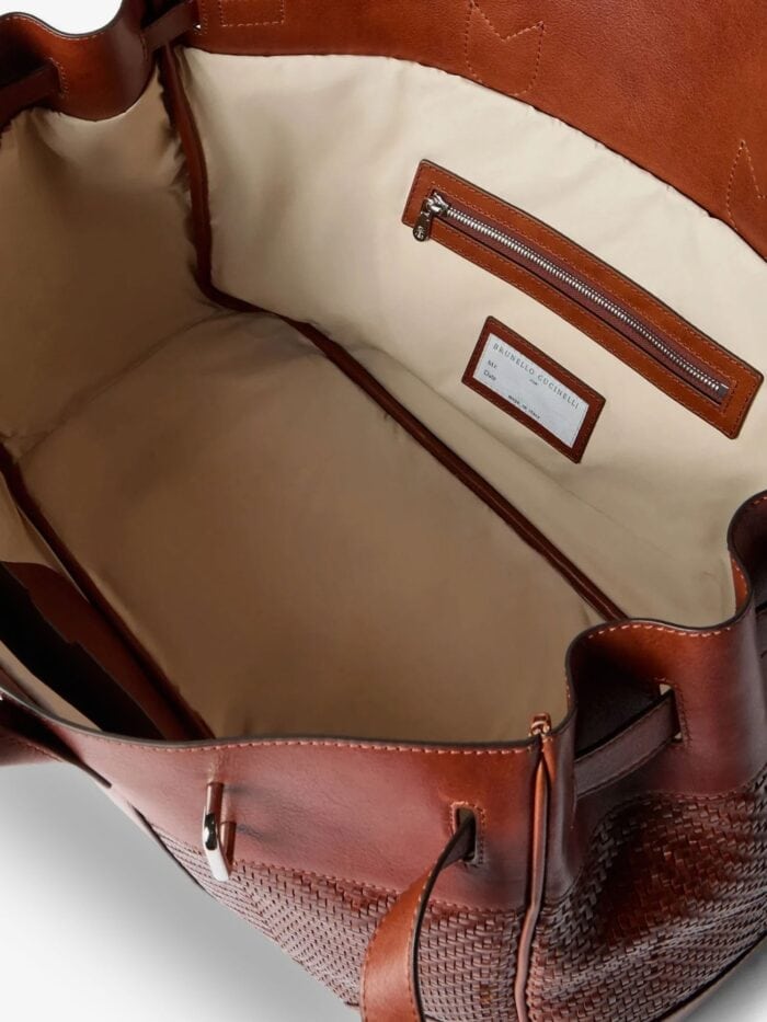 Brunello Cucinelli Country Leather Handbag