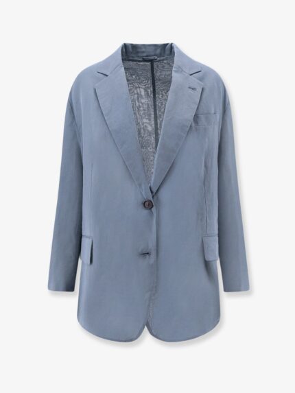 Brunello Cucinelli Deconstructed Cotton Blazer