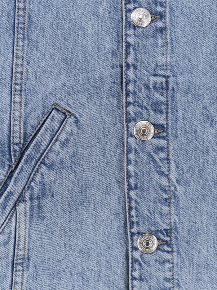 Brunello Cucinelli Denim Jacket With Suede Collar