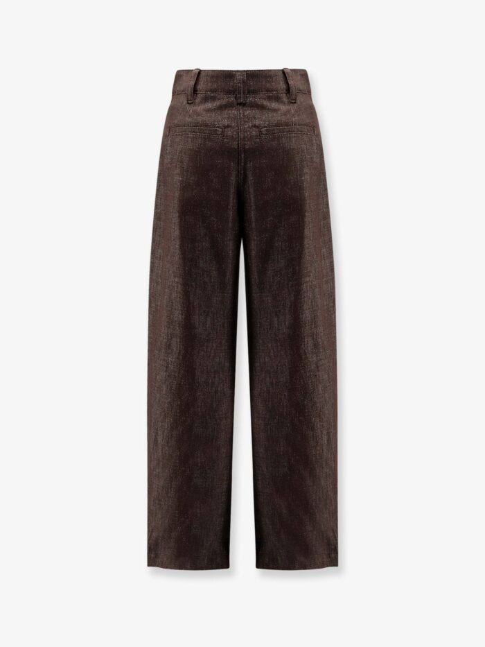 Brunello Cucinelli Denim Trousers With Lurex Profile