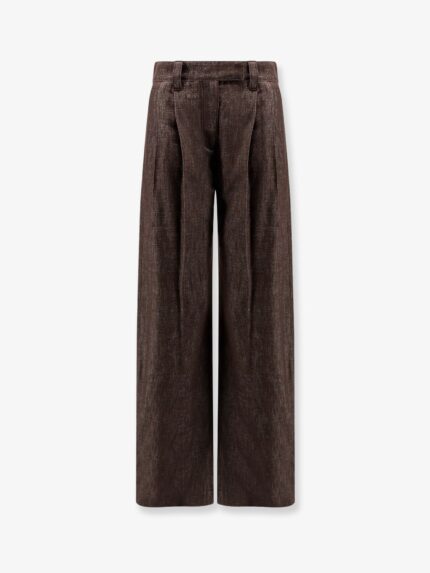 Brunello Cucinelli Denim Trousers With Lurex Profile