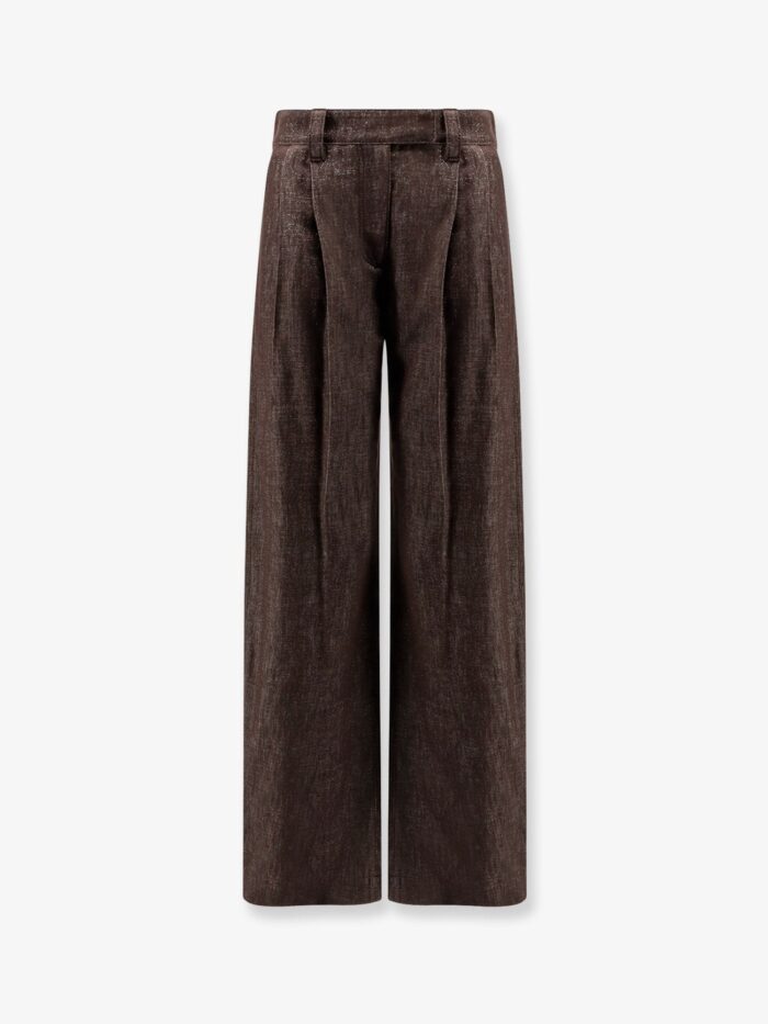 Brunello Cucinelli Denim Trousers With Lurex Profile