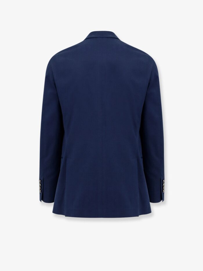 Brunello Cucinelli Double-breasted Cotton And Cashmere Suit