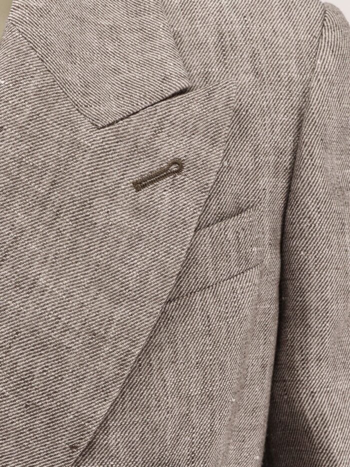 Brunello Cucinelli Double-breasted Hemp And Linen Blazer