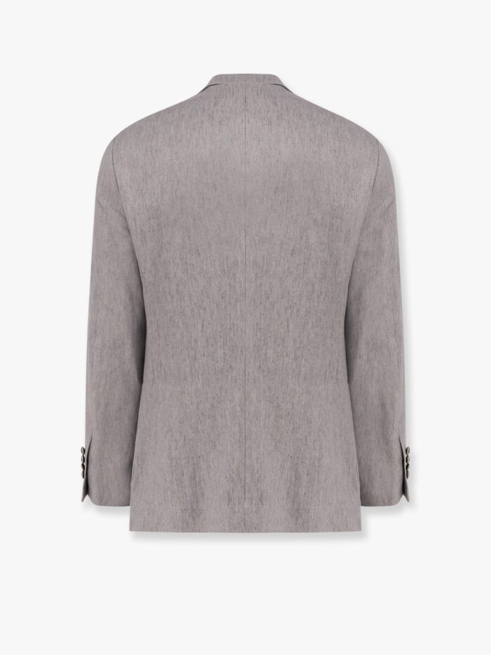 Brunello Cucinelli Double-breasted Linen Blazer
