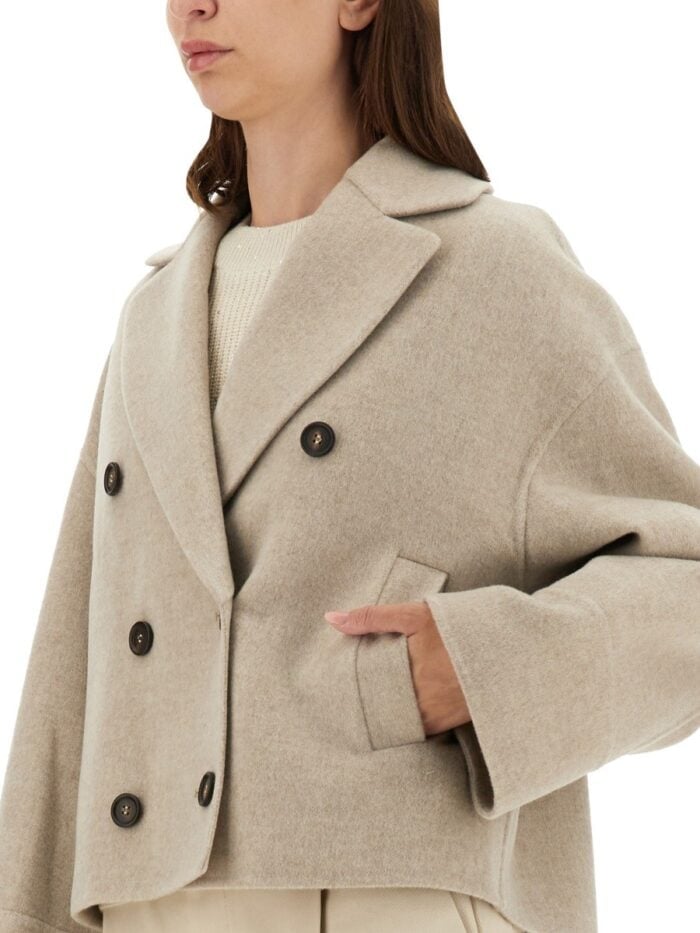 Brunello Cucinelli DOUBLE WOVEN WOOL AND CASHMERE CABAN