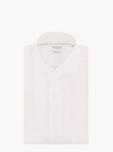 Brunello Cucinelli Easy Fit Linen Shirt