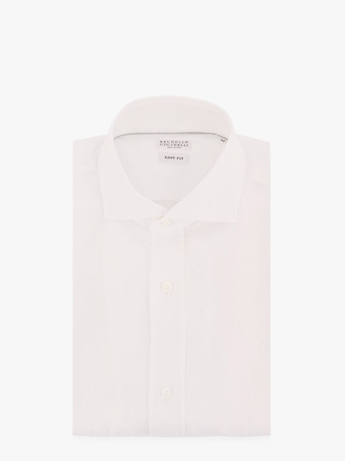 Brunello Cucinelli Easy Fit Linen Shirt