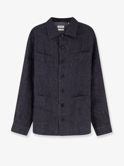 Brunello Cucinelli Easy Fit Linen Shirt