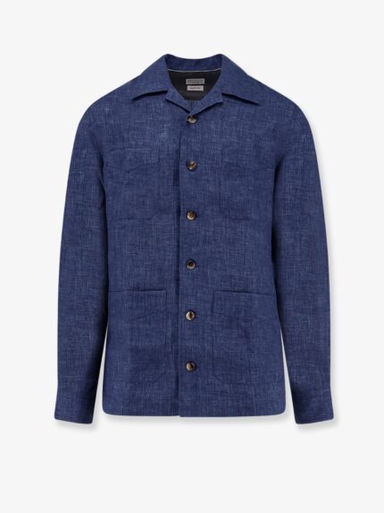 Brunello Cucinelli Easy Fit Linen Shirt