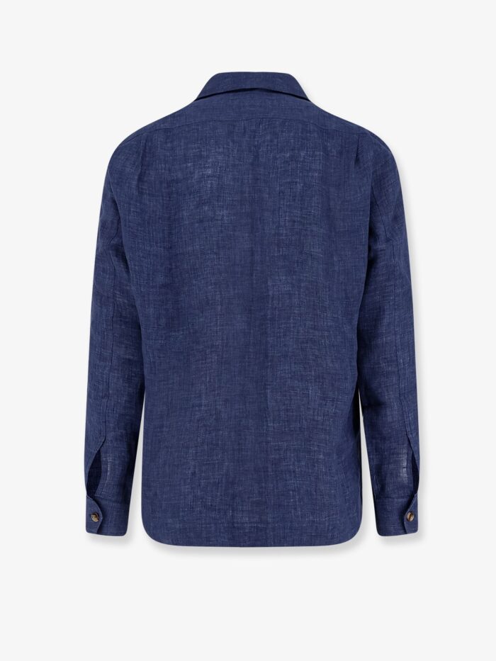 Brunello Cucinelli Easy Fit Linen Shirt