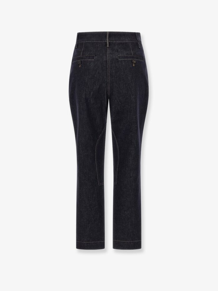 Brunello Cucinelli Equestrian Jeans With Monili Detail