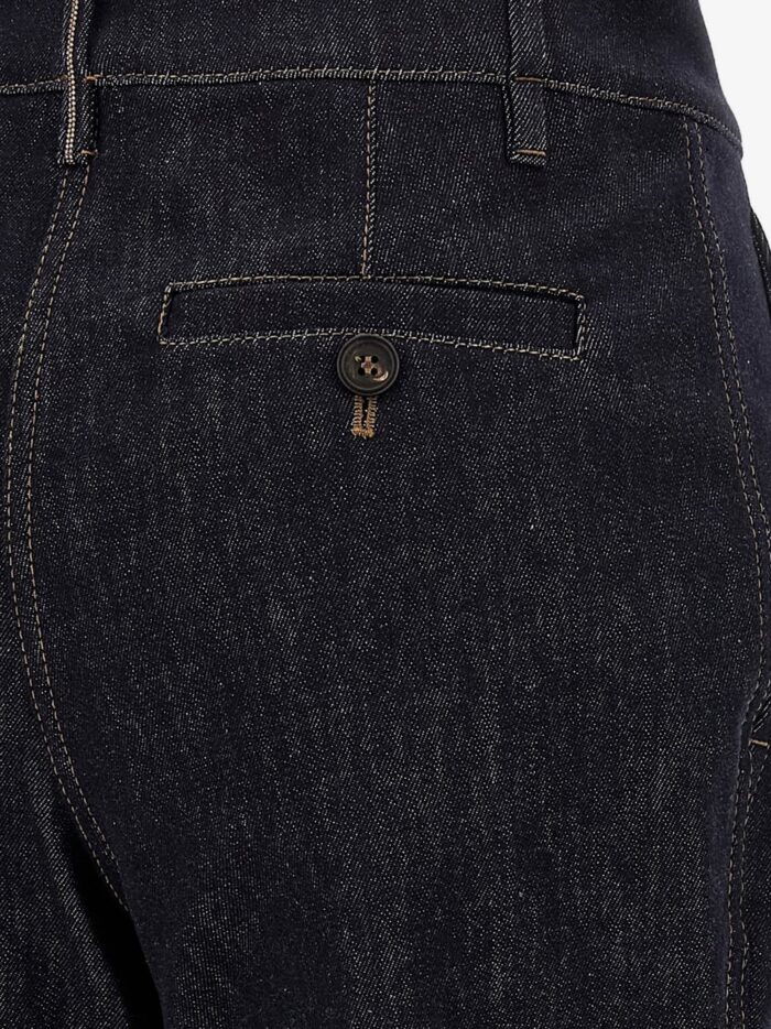 Brunello Cucinelli Equestrian Jeans With Monili Detail