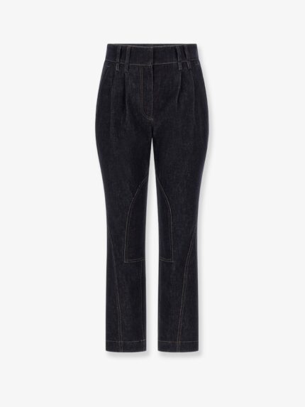 Brunello Cucinelli Equestrian Jeans With Monili Detail
