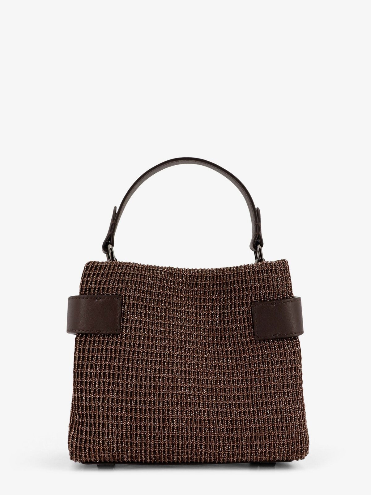 Brunello Cucinelli Essence Riding Leather Crossbody Bag