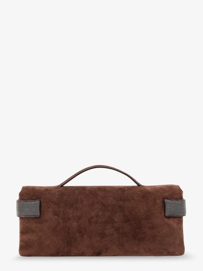 Brunello Cucinelli Essence Suede Handbag