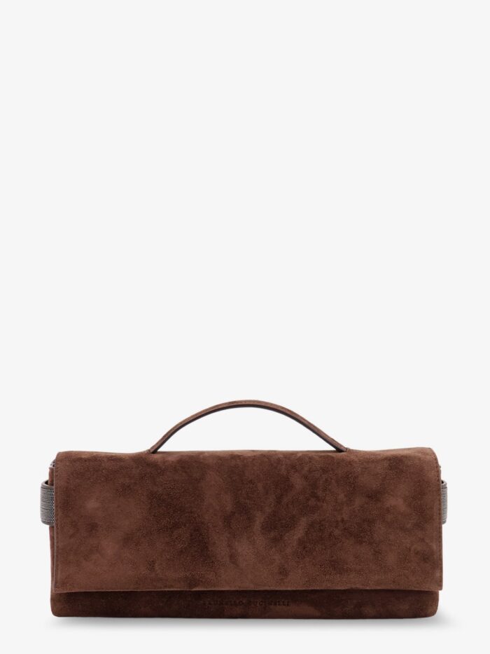 Brunello Cucinelli Essence Suede Handbag