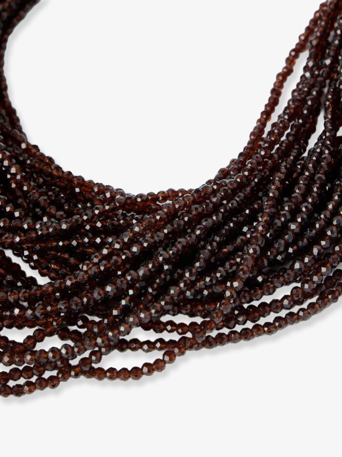 Brunello Cucinelli Glass And Silver Necklace