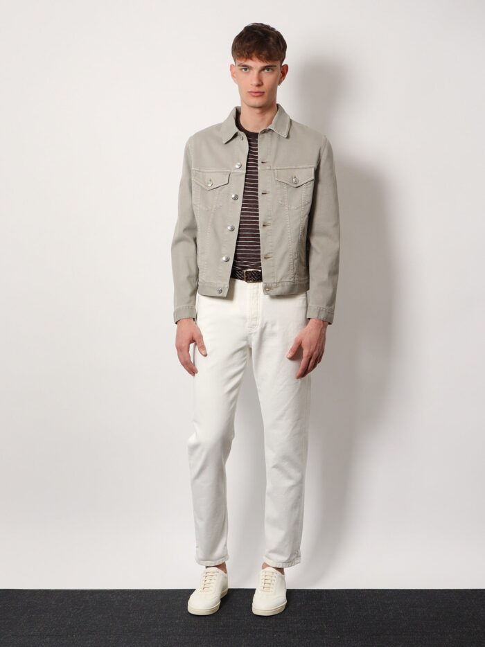 Brunello Cucinelli Grey Denim Jacket