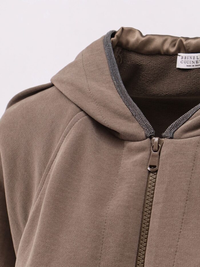 Brunello Cucinelli Hooded Cotton Sweatshirt
