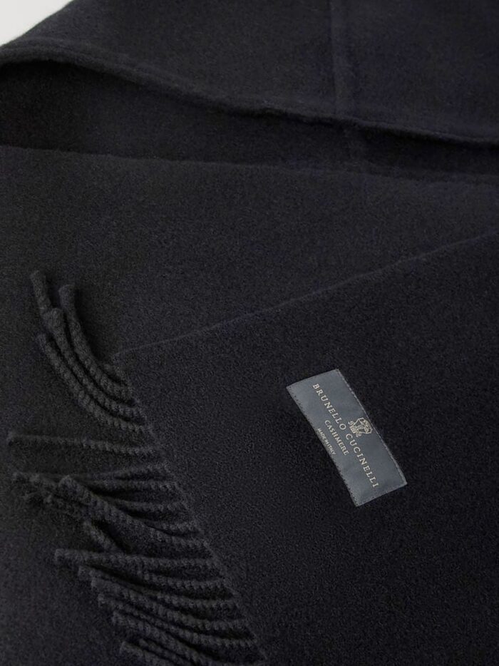 Brunello Cucinelli Hooded Wool And Cashmere Scarf