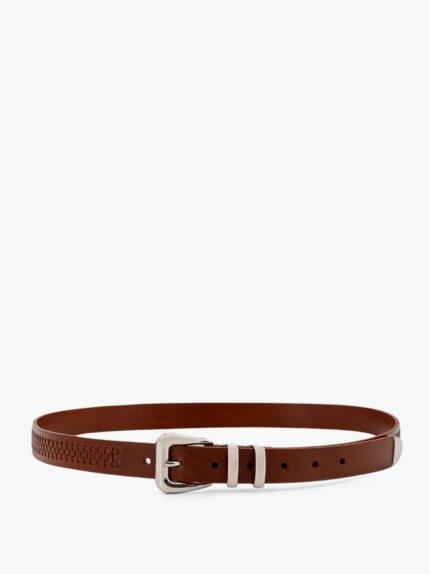 Brunello Cucinelli Interwined Leather Belt