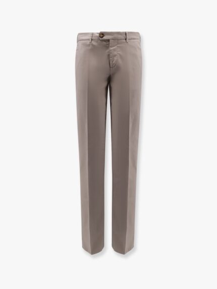 Brunello Cucinelli Italian Fit Stretch Cotton Trousers