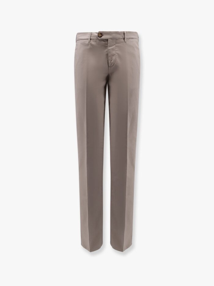 Brunello Cucinelli Italian Fit Stretch Cotton Trousers