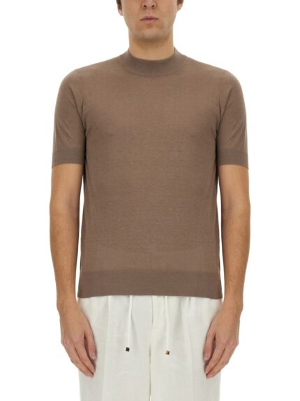 Brunello Cucinelli KNITTED T-SHIRT