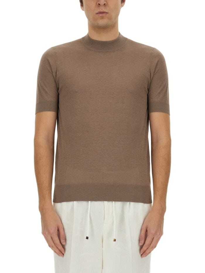Brunello Cucinelli KNITTED T-SHIRT