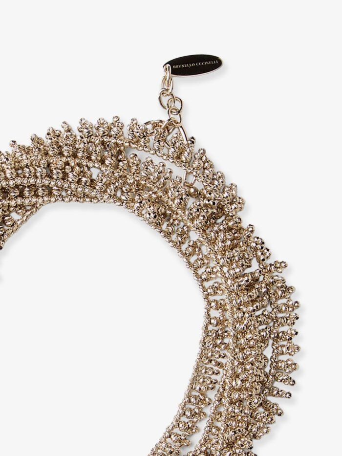 Brunello Cucinelli Knotted Silver Bracelet