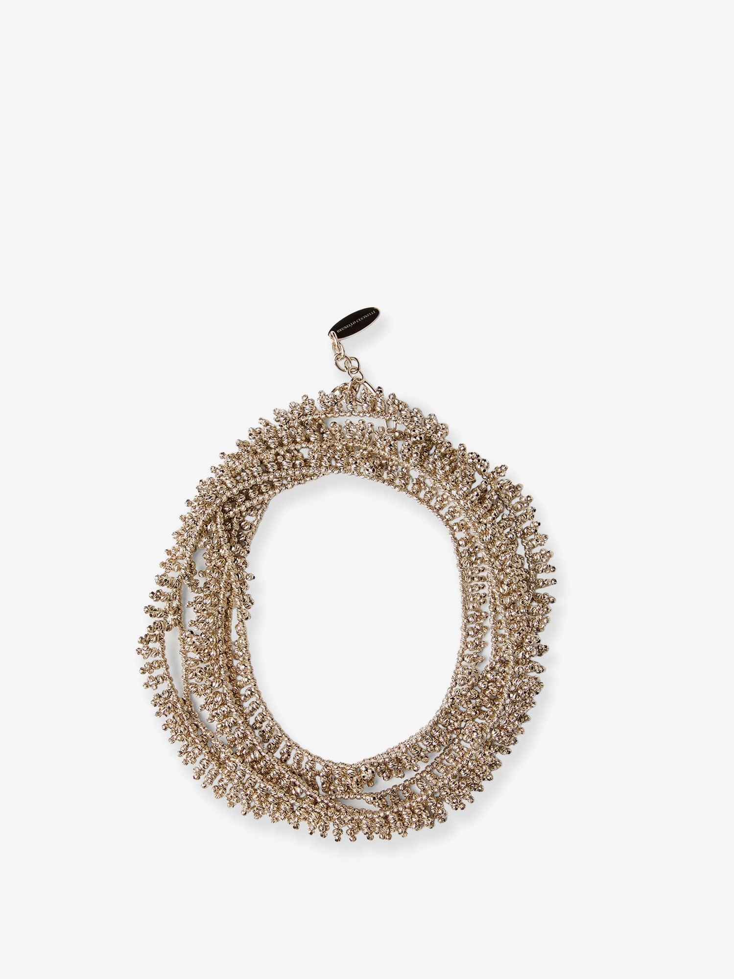 Brunello Cucinelli Knotted Silver Bracelet