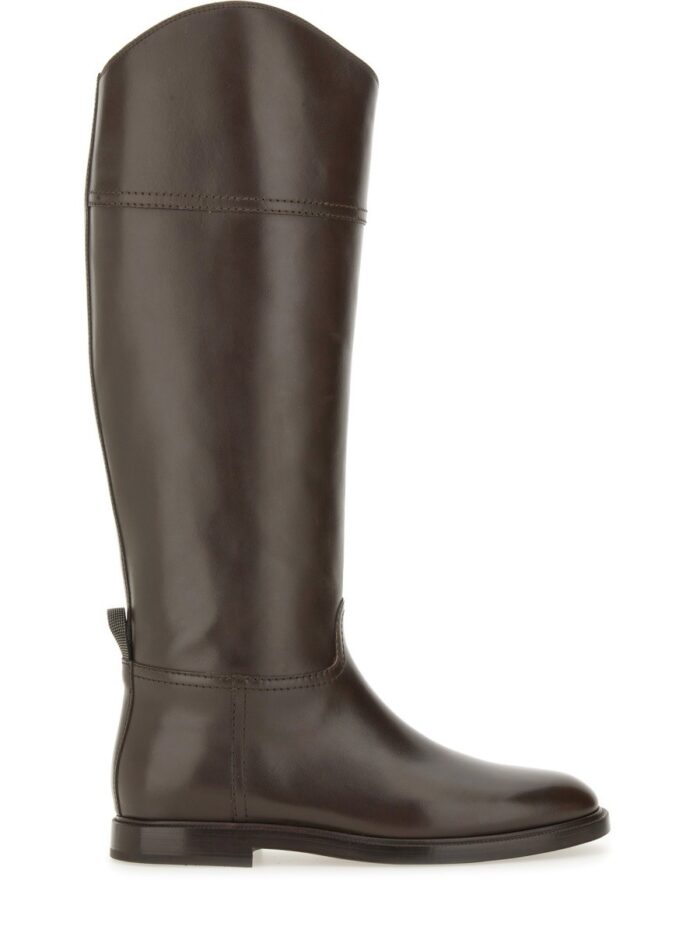 Brunello Cucinelli LEATHER BOOT