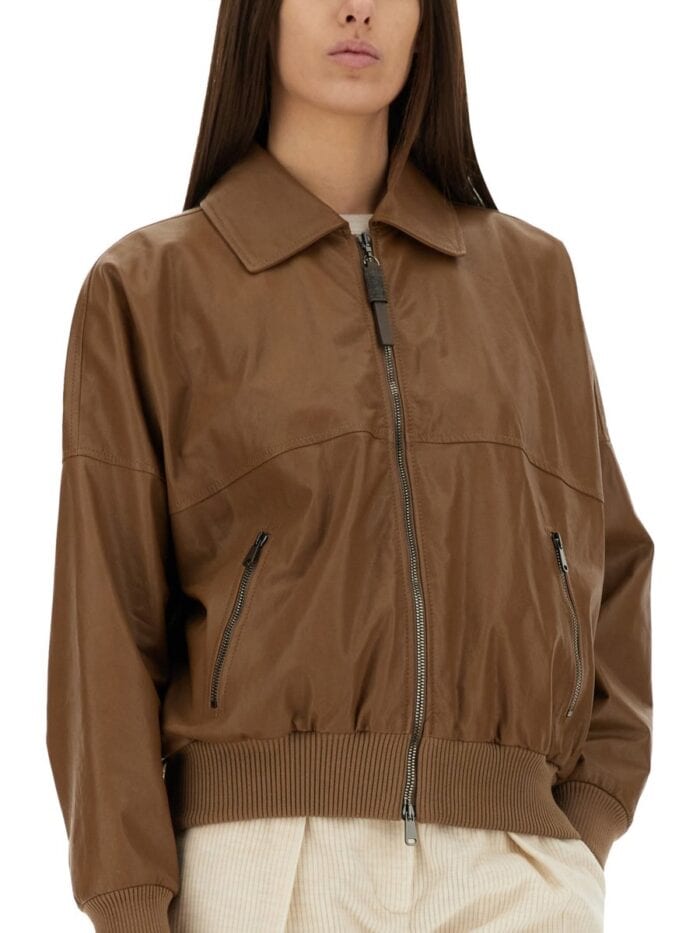 Brunello Cucinelli LEATHER JACKET