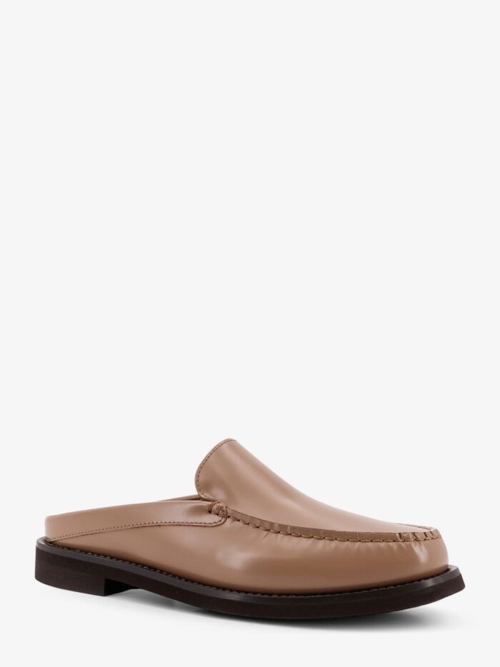 Brunello Cucinelli Leather Sabot Loafer