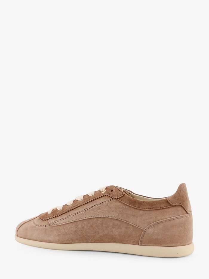 Brunello Cucinelli Leather Sneakers With Stitching Detail