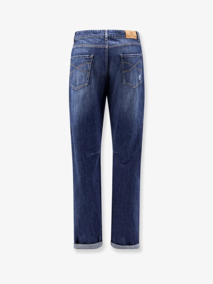 Brunello Cucinelli Leisure Fit Cotton Jeans
