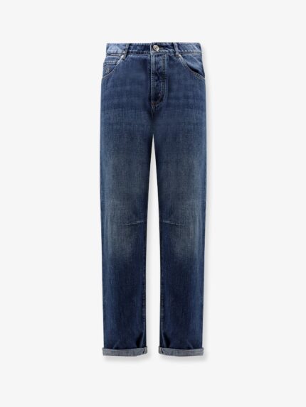 Brunello Cucinelli Leisure Fit Cotton Jeans