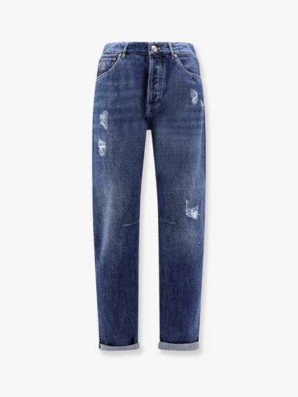 Brunello Cucinelli Leisure Fit Cotton Jeans