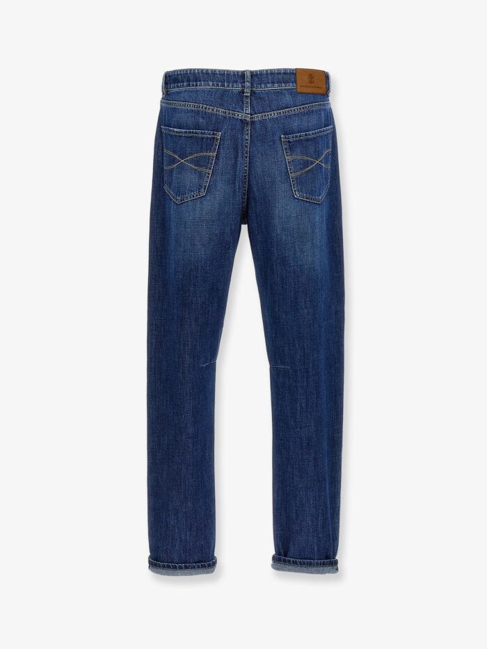 Brunello Cucinelli Leisure Fit Cotton Jeans