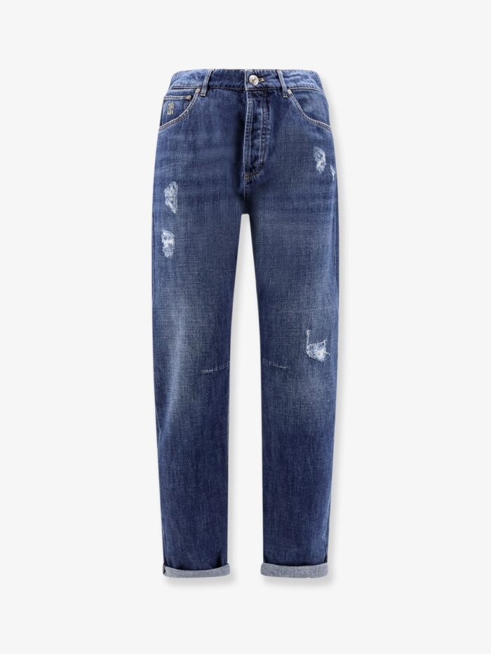 Brunello Cucinelli Leisure Fit Cotton Jeans