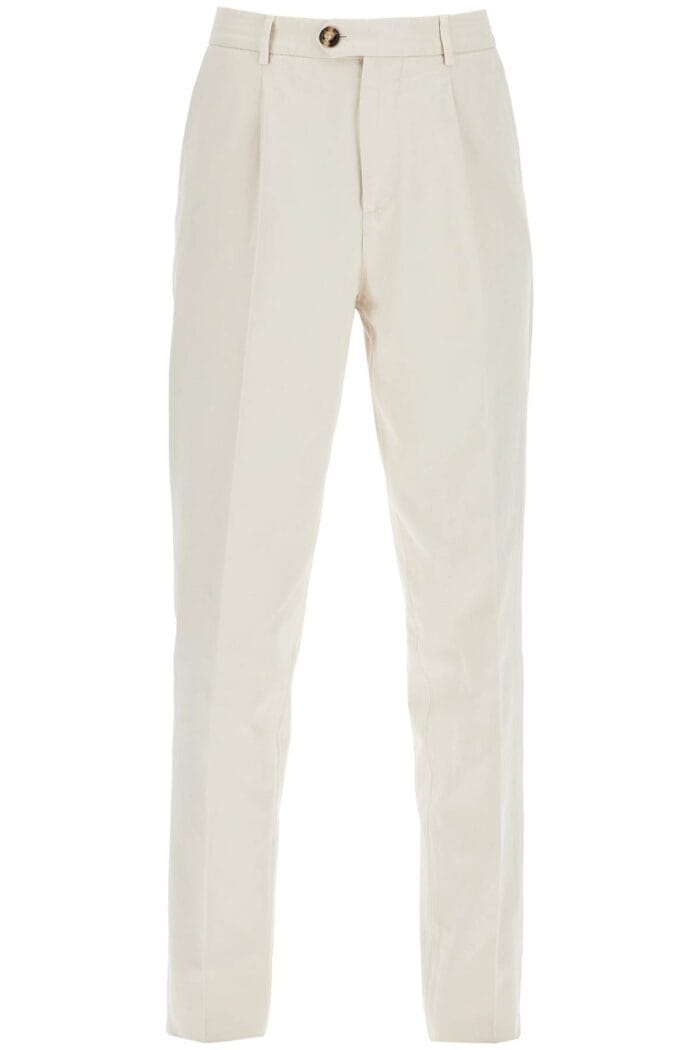 BRUNELLO CUCINELLI Leisure Fit Gabardine Trousers