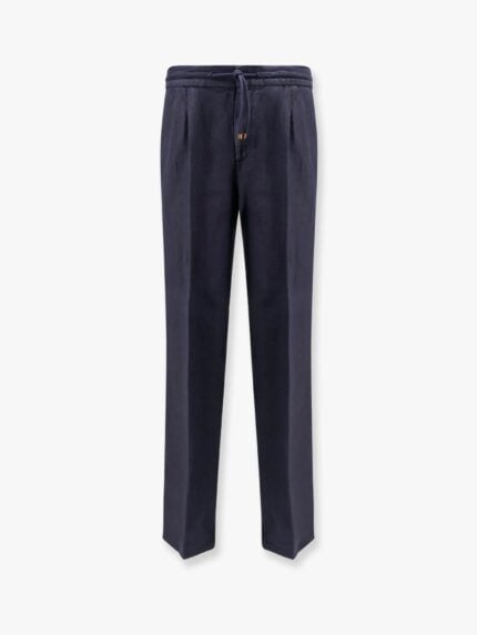 Brunello Cucinelli Leisure Fit Linen Trouser