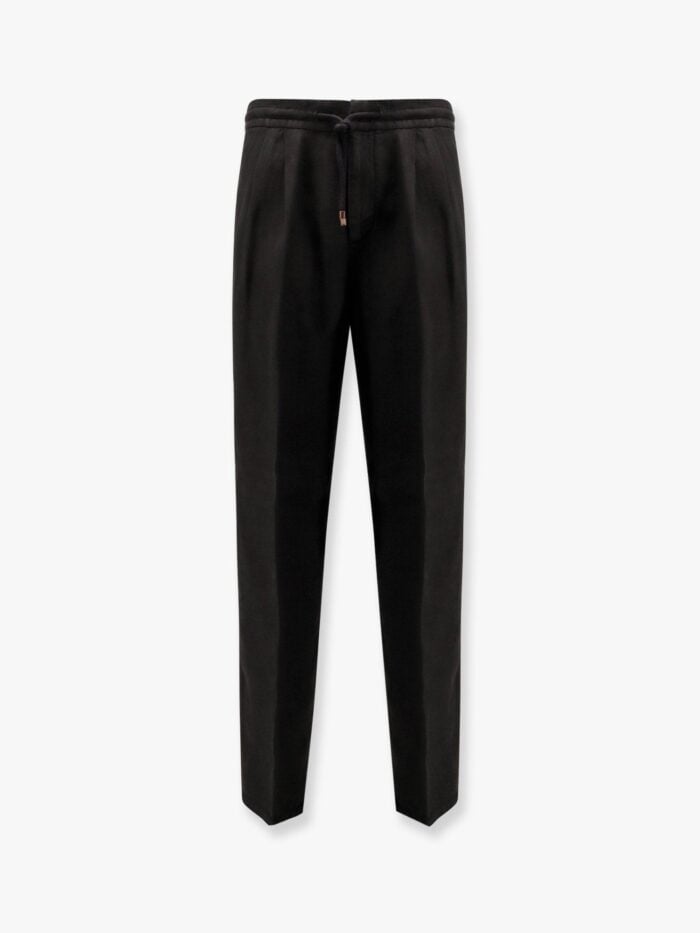 Brunello Cucinelli Leisure Fit Linen Trouser